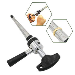 SWISSO Manual Ring Stretcher Enlarger Jewelry Sizer Wedding Band Sizing Repair Tool Steel