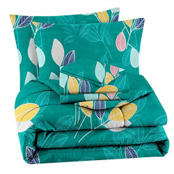 BSB HOME 300 GSM Cotton Floral Printed AC/All Season/Summer Comforter 