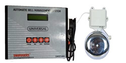 Swaggers Automatic School Timer Bell System with 12 Inch Gong Bell (Prime)
