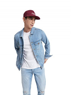 Jack & Jones Men's A-Line Coat (197439002-Light Blue Denim_Light L)