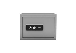 Godrej Security Solutions Forte Pro 20 litres Safe Locker for Home & Office with Mechanical Key Lock (Light Grey)