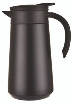SignoraWare Hot Champ Thermosteel Carafe 24 Hours Hot or Cold Tea/Coffee Pot, 800 ml, Black, Set of 1,Stainless Steel