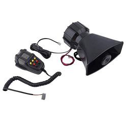 Auto Snap ASP_LS5T Imported Siren Speaker,12V 80W 5 Tone Sound Car Siren Vehicle Horn with Mic PA Speaker