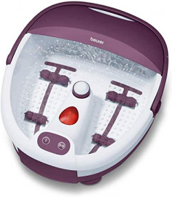 Beurer FB 21 foot spa for invigorated, well cared-for feet with 3 functions: vibration massage, bubble massage, water tempering, 3 Years Warranty, Purple, 1 Count (Pack of 1) (FB21)