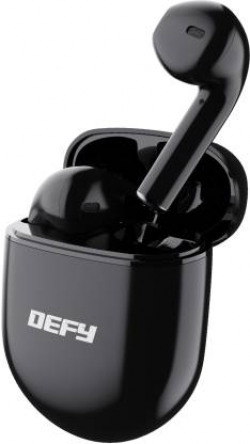 DEFY GravityU with 35 Hours Playback and Beast Mode Bluetooth Headset  (Stellar Black, In the Ear)