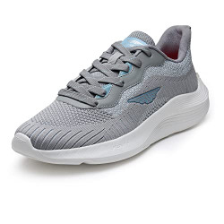 Red Tape Women's Grey/Light Blue Walking Shoes-5