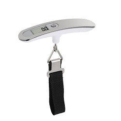 Generic TM Portable 50Kg/10G Digital Luggage Scale LCD Electronic Hanging Pocket Scale Weight Balance Data Hold Tare Function Auto Power Off
