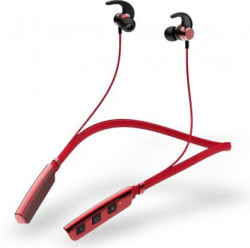 FPX Buzz 35 Hours Playtime with Deep bass Neckband Headphone Bluetooth Headset(Red, True Wireless)