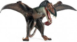 CASSOWARY Pterosaur T-Rex 27F Small Action Figure Realistic Kids Dinosaur Toy (8X7cm)(Brown)