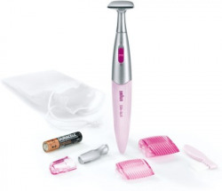Braun FG 1100 Trimmer 120 min  Runtime 4 Length Settings(Pink)