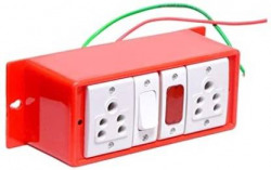 DIYtronics Dc to Ac Converter 12v to 220v 12v dc to 220v ac 12v DC to AC Converter Worldwide Adaptor(Red)