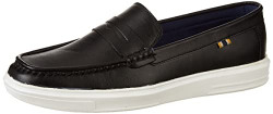 Amazon Brand - House & Shields Men's Black Penny Loafer (HS-AW21-33)