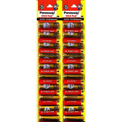 Panasonic Gold Plus AA - Pack of 20 pcs