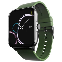 boAt Wave Ultima Max Smart Watch w/ 1.9  & 2.5D Curved Display, Wireless Charging w/Upto 10 Days Battery Life, Multiple Watch Faces, HR & SpO2 Monitoring, 25 Sports Modes, IP68(Olive Green)
