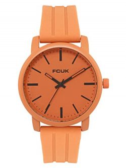 FCUK Analog Orange Dial Men's Watch-FK0011B