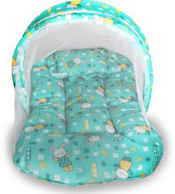 BeyBee Polycotton Baby Bed Sized Bedding Set(Sea Green)