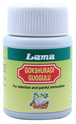 LAMA Gokshuradi Guggulu 80 Tablets - Supports Healthy Prostate