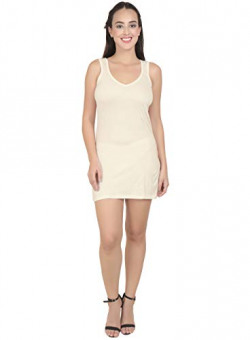 BLAZON Women's Cotton Slip (11010_BLZ_OFF_WHT_01_L_Off White_Large, 90 cm)