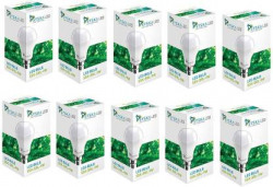 Syska 9 W Round B22 LED Bulb(White, Pack of 10)