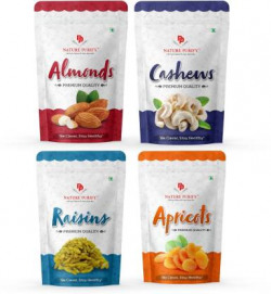 Nature Purify Dry Fruits Combo Pack (Almond,Cashew,Kishmish,Apricots 250*4) Almonds(4 x 0.25 kg)
