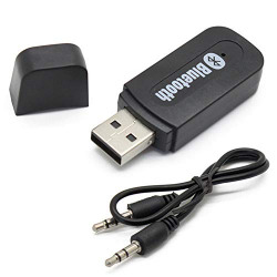 ShopMagics Car Bluetooth for BMW 5 Series Car Bluetooth Music Receiver Adapter with Built-in Mic and 3.5mm Aux Audio Stereo | Music Wireless Hifi Dongle Transmitter Mp3 Speaker| Home Hands free Car Kit