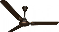 Crompton SUREBREEZE HILLBRIZ DECO (1 Star) 1 Star 1200 mm 3 Blade Ceiling Fan(Smoked Brown, Pack of 1)
