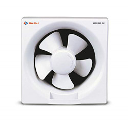 Bajaj Maxima DX 200 MM Exhaust Fan | High Speed | High Air Delivery | Aerodynamically Designed Blades | Low Power Consumption | Easy To Mount | 2 Yrs Warranty White