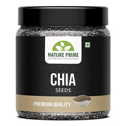 Nature Prime Chia seeds, 250G | weight loss product | (250G) Jar Pack