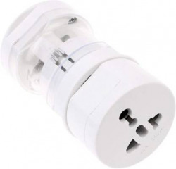FineArts Universal Travel Adapter All in One Worldwide Adaptor(White)