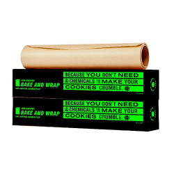 Beco Eco-Friendly Premium Baking & Wrapping Paper | 40 Mtrs |11  x 20 Mtrs Roll (Pack of 2) |Chemical Free Parchment & Cooking Paper | 100% Bamboo Pulp