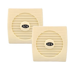 ACO Ventilating Exhaust Fan 10AP for Home, Bathroom and Kitchen | 100mm | 100% Copper Motor (Ivory) : Pack of 2