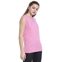 OCEAN RACE Women's T-Shirt (OCR-20013-4XL_Light Pink_XXXX-Large)