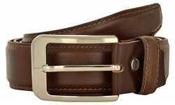 RL Men's Leather Belt (b67-br- Brown_30)