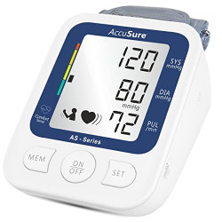 AccuSure AS Series  Blood Pressure Monitoring System, White
