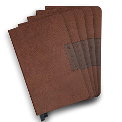 Imagine Product Pocket Size 5-in-1 Pack Diary, 80 GSM Natural Shade Paper Journal Diary, 160 Pages in Each (160X5=800)