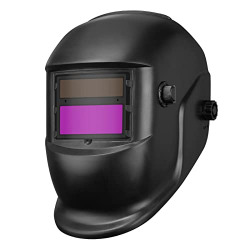 Welding Helmets True Color Solar Powered Auto Darkening Lens Weld Hood Helmet Large Viewing Screen Welder Mask Adjustable Use Wide Shade 4/9-13 for TIG MIG ARC