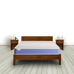 SleepX Ortho Cool Gel Plus Quilted 8 inch Single Bed Size, Memory Foam Mattress (Light Blue, 78x36x8)