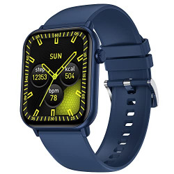 Fire-Boltt Ninja Fit Smartwatch Full Touch 1.69 & 120+ Sports Modes with IP68, Multi UI Screen, Over 100 Cloud Based Watch Faces, Built in Games (Blue)