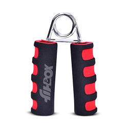 FitBox Sports Hand Grip Strengthener Foam Padded Finger Excerciser, Hand Gripper For Men & Women