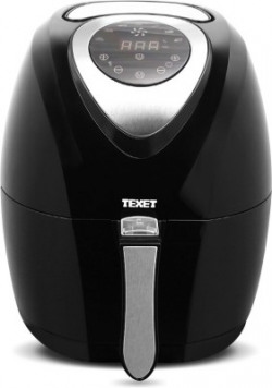 Texet AF-612 with 7 Menus and Timer & Temperature Control, Nonstick 3.2L Dual-Rack Fry Basket with Stainless Steel Finish, 1400W, Digital LED Display, And Auto Shut-off Air Fryer(3.2 L)