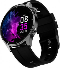 alt Spunk, 1.45" High Res Single Chip Bluetooth Calling AGPS 100+ Watchfaces Metal Smartwatch(Black Strap, Regular)