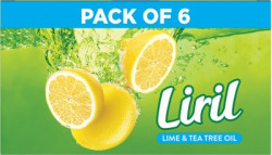 Liril Lemon and Tea Tree Oil Soap(6 x 125 g)