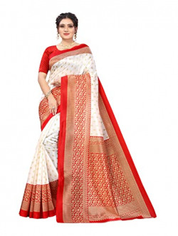 Women's Printed Silk Saree@ 259