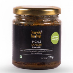 KARCHI KADHAI Pickle Rajasthani Sangri ka Achaar(Pack of 1) Dill Pickle(200 g)