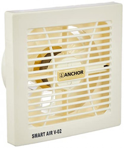 anchor by panasonic Smart Air Pipe Series V02 150mm Exhaust Fan | Exhaust Fan for Bathroom | Exhaust Fan for Kitchen, Office | Ivory (14036IV)