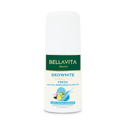 BELLAVITA Fresh Natural Underarm Roll On Deodorant for Men & Women, Control Odour, Alcohol-Free Antiperspirant for Long Lasting Freshness 50ml