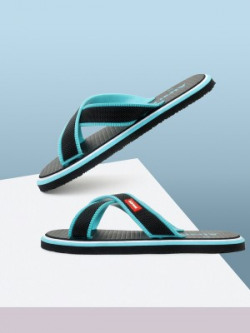 Airson Flip Flops(Black, Green 7)