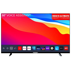 Foxsky 127 cm (50 inches) 4K Ultra HD Smart LED TV 50FS-VS (Black)