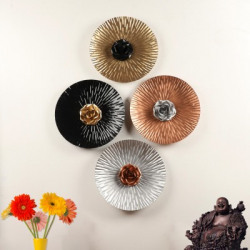 Flipkart SmartBuy Circle Wall Art Pack of 4(Multicolor)