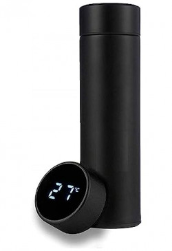 BLACKPOOL Temperature Smart Vacuum Insulated Thermos Water Bottle with LED Temperature Display 304 Stainless Steel Perfect for Hot and Cold Drinks